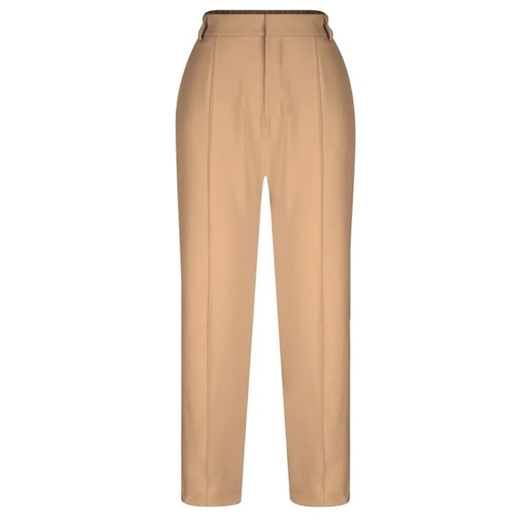 Rachel Zoe Ponte Knit Pull-On Pants Size 6 Camel Tan 27” Inseam - Picture 1 of 6